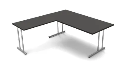 Produktbild von Schreibtisch start up BxT 180x180cm anthrazit