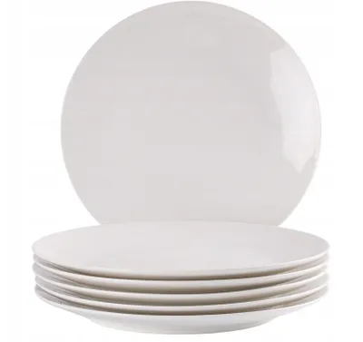 Obrázek produktu pro Porcelánový jídelní talíř Ø 27 cm – mělký talíř na hlavní jídlo kulatý