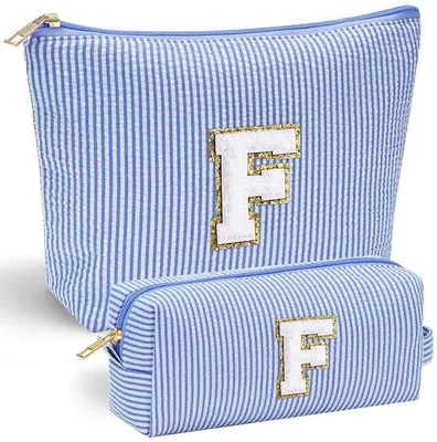 Immagine prodotto di Set di trousse da trucco da donna, blu, 2 pezzi