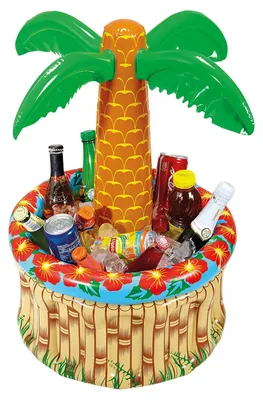 Produktbild von Solidchoice – Aufblasbarer Palmen-Bierkühler für Strandpartys