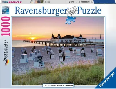 Image de puzzle Ravensburger 1000 pièces Ostseebad Ahlbeck, Usedom 19112