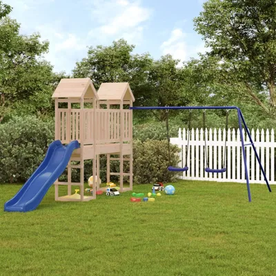Produktbild von Möbel Spielturm Massivholz Kiefer - Schaukeln 3155825