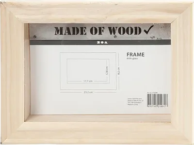 Produktbild von Creativ Company 3D-Rahmen mit Glas, D: 2,5 cm, Maße 18,2x23,2 cm, 1 Stück