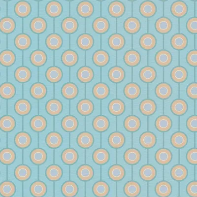 Obrázek produktu pro Profhome 395374-GU Retro tapeta Geometrická tyrkysová mátově zelená béžová 4,5 m2
