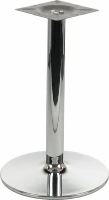 Zdjęcie produktu dla Chromowana podstawa stołu do biura, hotelu, restauracji NY-B005, średnica 46 cm, wysokość 72 cm