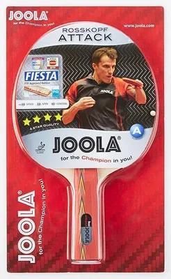 Image de Joola Rosskopf Attack Raquette de Tennis de Table Rouge