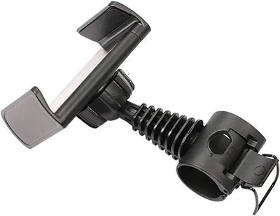 Image de Support de téléphone noir pour voiture, rotation à 360°