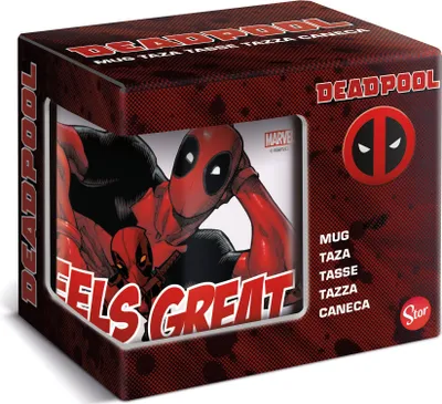 Produktbild von Kubek Deadpool "Czuję się świetnie", 325 ml, ceramika, oficjalna licencja