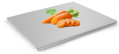Productafbeelding van Roestvrijstalen snijplank met rand voor de keuken