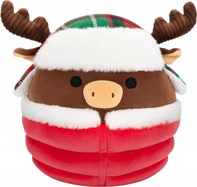 Produktbild von Squishmallow SQXM00953 Maurice der Weihnachts Elch 20cm Stofftier Plüschtier