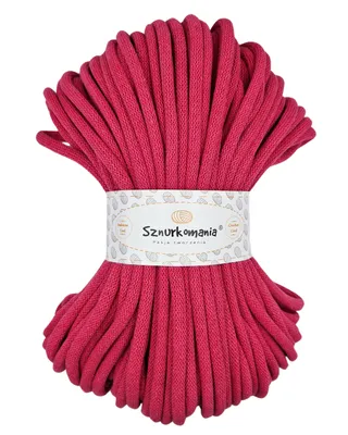 Produktbild von Baumwollkordel 9mm 50m, viele Farben, Makramee Garn, Baumwollgarn, geflochtene Baumwollkordel 9mm mit Kern, Makramee Kordel, Häkelkordel, Kordel 9mm,