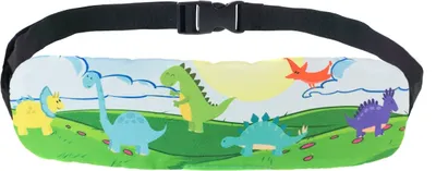 Produktbild von Zweiseitiges Autositz-Kopfband, für Kinder, Autositz-Relief, Kopfstützband mit verstellbarem Gürtel, Nackenentlastung, Dinosaurier Dinosaurs [082]