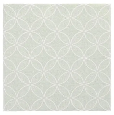 Produktbild von Servietten "ROYAL Collection" 1/4-Falz 40 cm x 40 cm jadegrün "Circle Flowers"