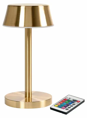 Produktbild von 1 Duni LED Lampe kabellos Nour MIDI gold, 210396 inklusive Ladestation