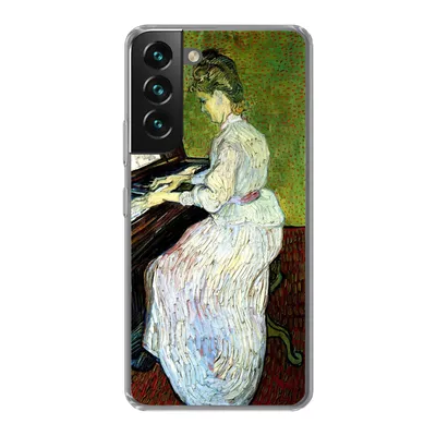 Produktbild von MuchoWow® Handyhülle Schutzhülle Hülle für Samsung Galaxy S22 Plus Marguerite Gachet am Klavier - Vincent van Gogh Silikon Softcase Handy Hülle - Schutzabdeckung