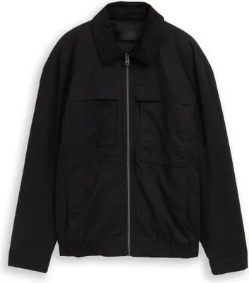 Produktbild von Tom Tailor 1049897_L, Männlich, Erwachsener, Lockere Passform, Reißverschluss, Polyester, Schwarz