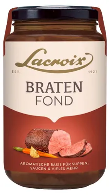 Zdjęcie produktu dla Wywar z pieczeni Lacroix podstawa zup i sosów 400ml