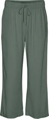 Produktbild von Vero Moda Line Cropped Linen Mix Hosen Grau S / 32 Frau Grau S