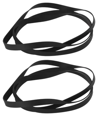 Immagine prodotto di 2 cinghie per giradischi, dimensioni 600x5 mm, compatibili con diversi modelli