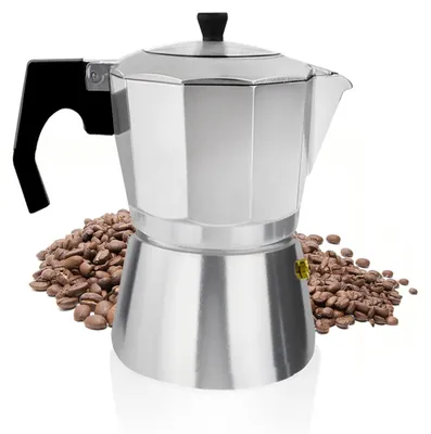 Productafbeelding van Aluminium Percolator voor Espresso - 3 Kopjes