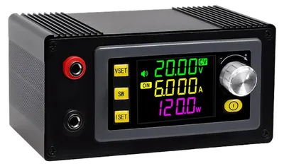 DC-Spannungsregler 6-36V 120W mit LCD, Solar-Lademodul