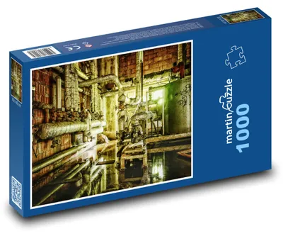 Produktbild von Puzzle 1000 Altes verlassenes Kesselhaus - martinpuzzle