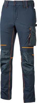 Produktbild von U-Power Bundhose Atom Short Arbeitshose 4-Wege Stretch, Farbe:deep blue, Größe:L