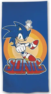 Produktbild von Sonic the Hedgehog Badetuch Strandtuch 70x140cm