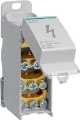 Produktbild von Hager Verteilerblock KJ02DN 125A geschlossen 1polig