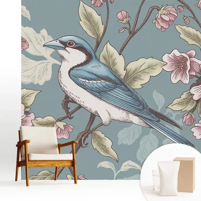 Produktbild von Fototapete  - 250x250 cm - Tapete - Wandtapete - Wandbilder - Dekofolie - Tapete Folie - Wand - Dekoration - Wohnzimmer - Frühlingsharmonie