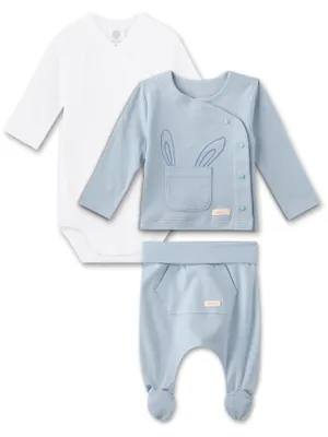 Produktbild von Sanetta Newborn Kleidung Set (Mini) Hellblau 50