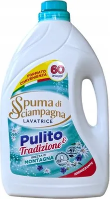 Produktbild von Lavatrice Liquido Freschezza Alpina 60 Waschgänge 3l - Spuma di Sciampagna