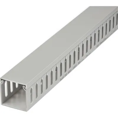 Produktbild von STARTECH.COM 2m Verdrahtungskanal - 50x50mm - Kabelkanal mit 8mm Schlitze - PVC-Netzwerkkabelabdeckung - bis zu 80 Kabel