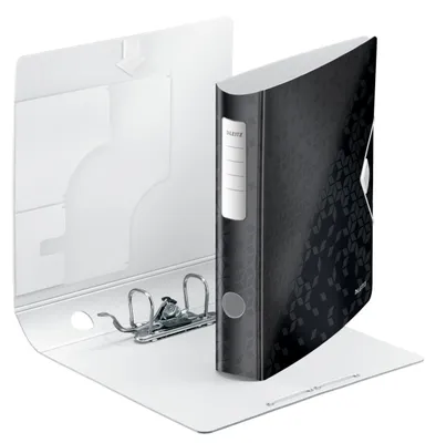Produktbild von Ordner Active Wow A4 Polyfoam schmal schwarz Packung mit 5 Stück