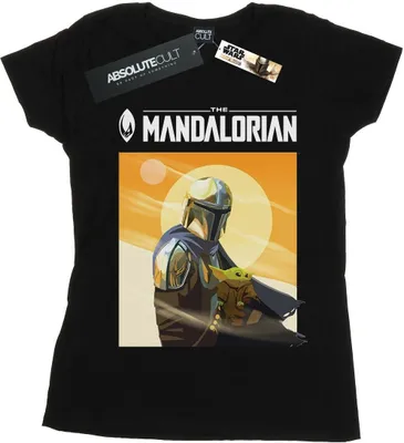 Produktbild von Star Wars - "The Mandalorian The Child" T-Shirt für Damen BI43113 (XXL) (Schwarz)