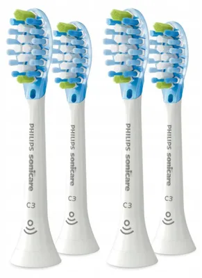Zdjęcie produktu dla Philips Premium Plaque Defence HX9044/87 4 końcówki szczoteczki, 4 szt., Biały, 3 mies., Średni, 62000 ruchów na minutę, Philips