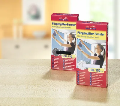 Produktbild von Schellenberg Fliegengitter für Fenster 130 x 150 cm, Weiß