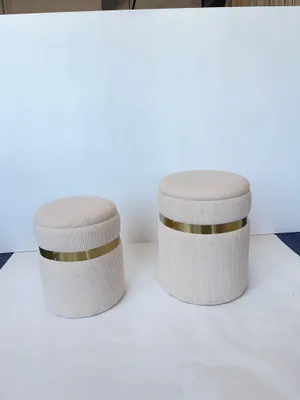Zdjęcie produktu dla Polsterhocker Samt Sitzhocker