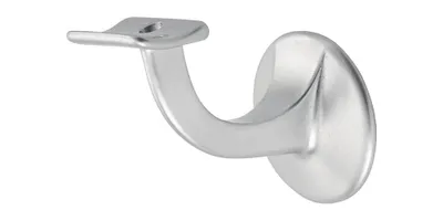 Produktbild von hermeta Handlaufträger 3501 Alu.silberf.elox.D.Wandplatte 56mm - 3501-01E