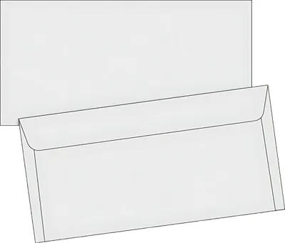 Image de BRUNNEN Enveloppe DIN long gommée blanc 25 pcs 1053637