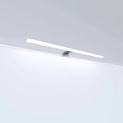 LED Spiegellampe 600mm warmweiß 15W 1200lm IP44 Chrom