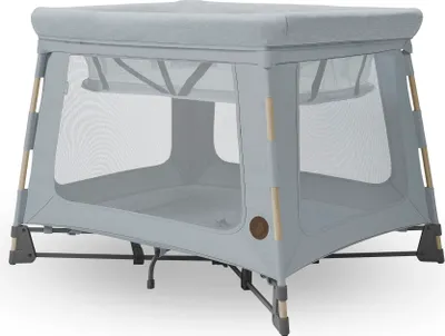 Image de MAXI-COSI Swift ECO, lit de voyage 3 en 1 : berceau, lit et parc, léger et pliable, de la naissance à 3,5 ans, Beyond Grey