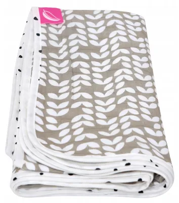 Image de Motherhood Couverture Mousseline 100x120cm Beige Douceur