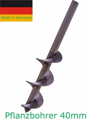 Produktbild von Pflanzbohrer für Bohrmaschine 40mm - Erdbohrer Akkuschrauber