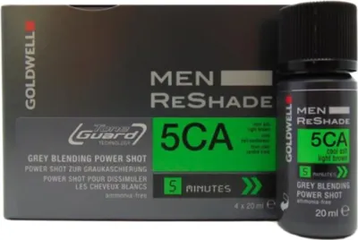 Obrázek produktu pro Goldwell Men ReShade Grey Blending Power Shot, Šedá, 5CA, Pánské, 80 ml, Všechny vlasy, Láhev