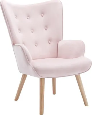 Produktbild von Sessel - Samt - Rosa - VATELY