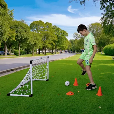 Produktbild von Fußballtor mit Hütchen (4 Stück)