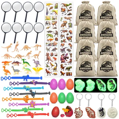 Dinosaurier-Partygeschenk-Set, 64 Teile für Kinder