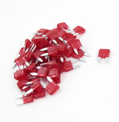 60 Stück 10 A Mini-Flachsicherungen rot für Auto