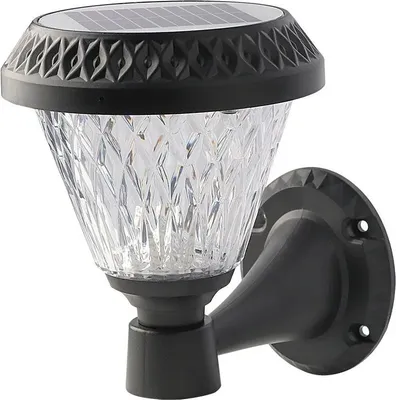 Image de Applique solaire V-TAC - IP44 - Noir - 0.8W- 75 Lumens - 3IN1